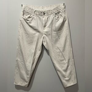 H&M Twill High Waisted Mom Jeans